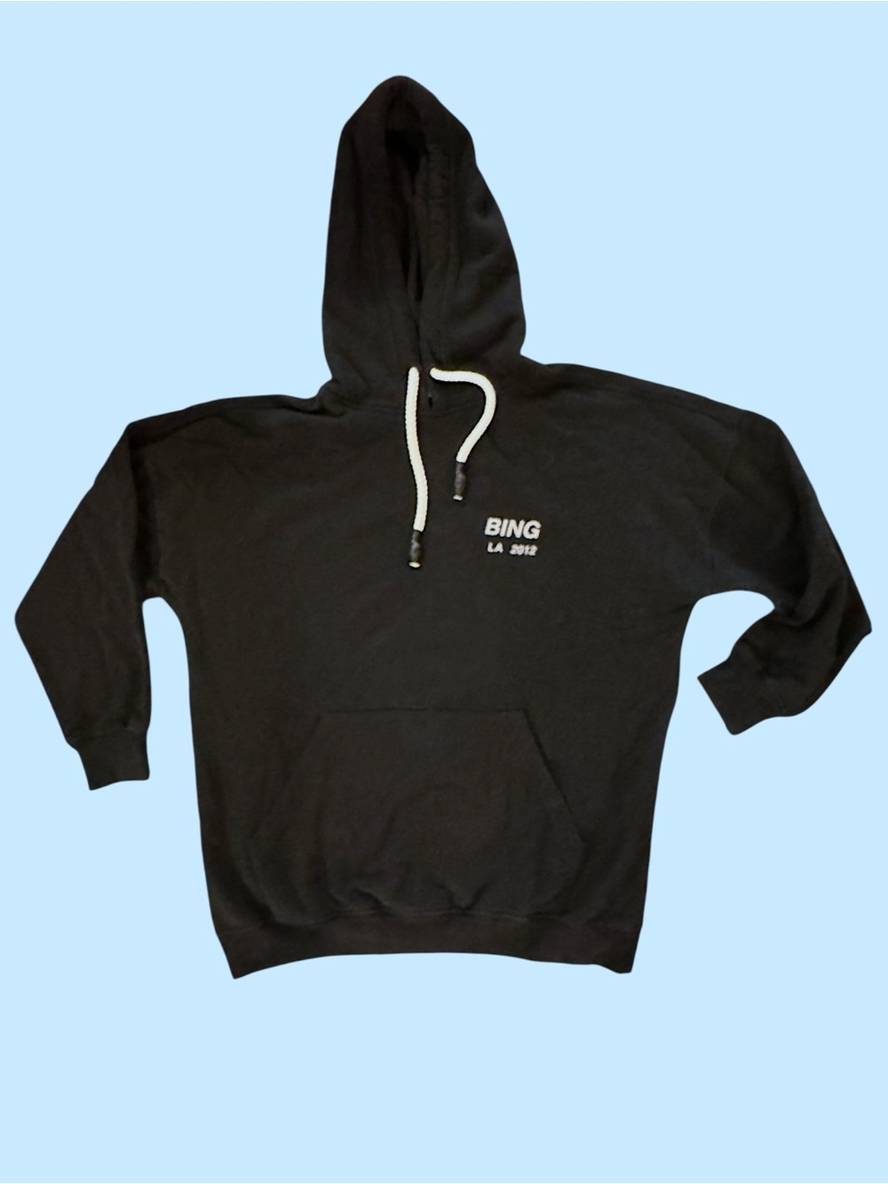 ANINE BING Black Oversized Lottie Graphic Logo Hoodie - Size XS EUC - Picture 6 of 12